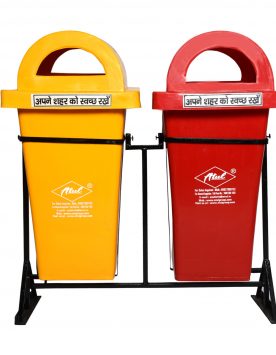 Double-Compartment-Bin-Red-Yellow-Front-Atul